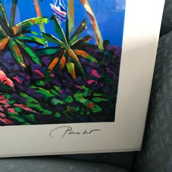 "Harborview" by Alex Pauker Serigraph - Picture 4 of 8